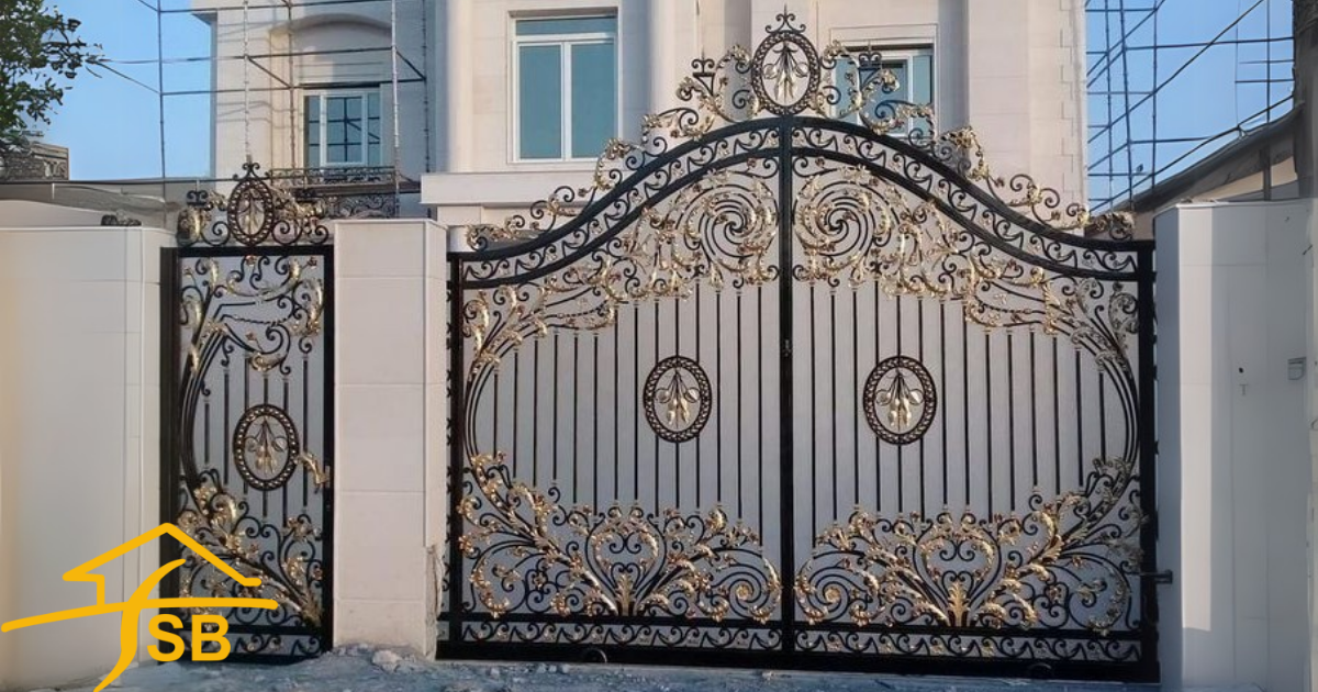 Spanish Design Iron Main Gates